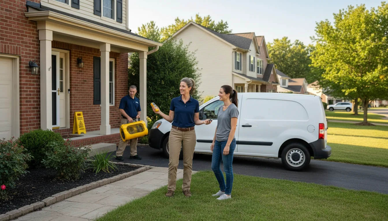 Water restoration image for Home Water Damage Repair in Fremont, OH